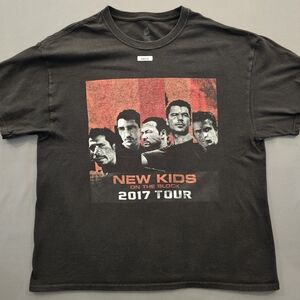 New Kids On The Block (NKOTB) 2017 Total Package Tour T-Shirt - Black